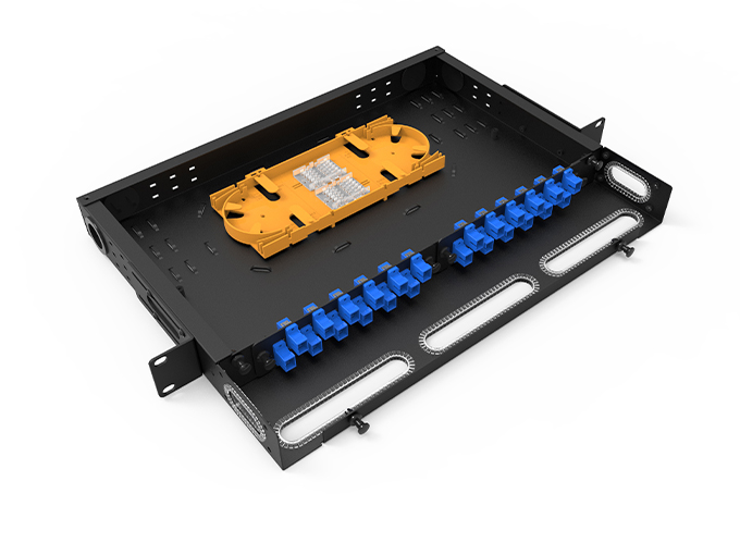 1U固定式光纤配线架